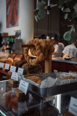 We sell simit (Turkish bagels).